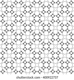Seamless pattern in ethnic style.Abstract seamless ornament. Vector background