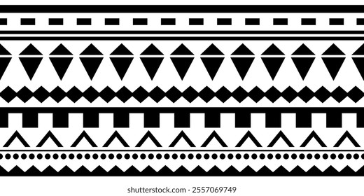 seamless pattern ethnic texture design vector in monochrome color, backgroun,  textile.