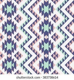 seamless pattern with ethnic tribal ornament