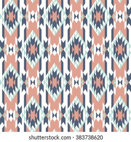 seamless pattern with ethnic tribal ornament