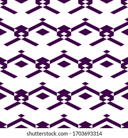  Patrón sin problemas. Papel pintado étnico. Rombos, paralelogramas, chevrones, figuras adornos. Fondo de formas. Fondo geométrico. Motivo popular. Papel digital, impresión textil, diseño web, abstracto.