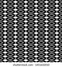 Seamless pattern. Ethnic wallpaper. Simple shapes background. Rhombuses, triangles, figures ornament. Geometrical backdrop. Digital paper, web designing, textile print. Vector art