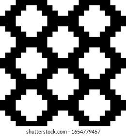 Seamless pattern. Ethnical folk image. Tribe motif. Inca crosses ornament. Ethnic embroidery background. Tribal wallpaper. Ancient mosaic. Digital paper for web design, textile print. Vector artwork.