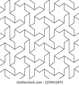 Seamless pattern. Ethnical image. Ancient mosaic.Tribal wallpaper. Embroidery background. Ethnic ornament. Folk backdrop. Tribe motif. Digital paper, web design, textile print. Vector art work.