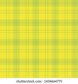 Seamless pattern in excellent bright yellow and green colors for plaid, fabric, textile, clothes, tablecloth and other things. Vector image. 
