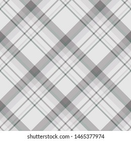 Seamless pattern in excellent grey and dark green colors for plaid, fabric, textile, clothes, tablecloth and other things. Vector image. 
