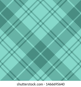 Seamless pattern in excellent mint green colors for plaid, fabric, textile, clothes, tablecloth and other things. Vector image. 2