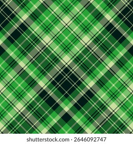 Seamless pattern in exciting green colors for plaid, fabric, textile, clothes, tablecloth and other things. Vector image. 2