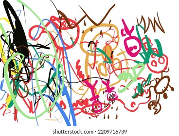 seamless pattern expressionist texture. Abstract works for garment printing needs. Seamless pattern design for fabric and children's clothes