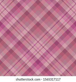 Seamless pattern in exquisite berry pink colors for plaid, fabric, textile, clothes, tablecloth and other things. Vector image. 2
