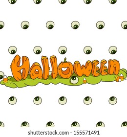 seamless pattern of eye