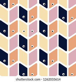 Seamless pattern with eye . Perfect for wallpapers, pattern fills, web page backgrounds, surface textures, textile