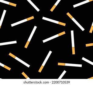 seamless pattern fabric design, cigarette template