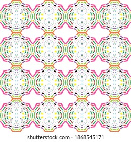 nahtloses PATTERN für FABRIC- und PAPIERGEOMETRISCHES DESIGN