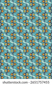 Padrão Sem Costura Para Sublimação De Tecido Têxtil