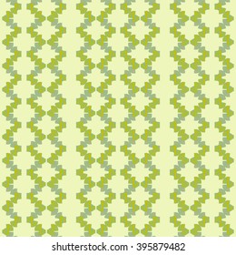 Seamless pattern with fabric texture. Vector illustration. Mosaic pattern. Print in a cage in a rustic style for interior decorating, home textiles, clothing.