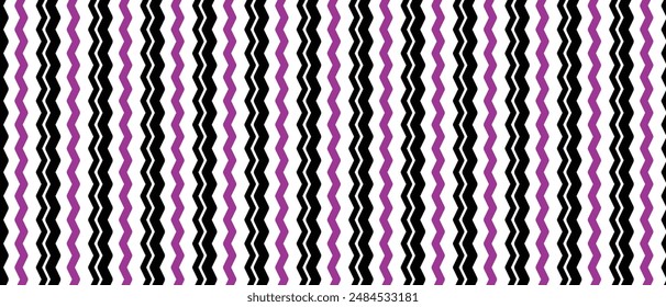 Seamless pattern with fabric texture. Zig zag lines seamless pattern. Vector Illustration.