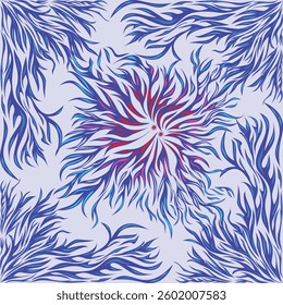 Seamless pattern Fabric pattern wallpaper blue red light blue
