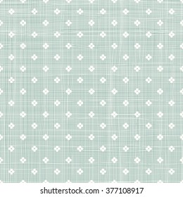 Seamless pattern. Fabric. White floral pattern on a grey background.