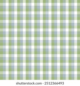 Nahtloses Muster von Stoffen. Ein sanftes pastellfarbenes Design, das gemütlich und klassisch wirkt. Dieses karierte Muster zeigt weiche, gedeckte Farben. Ideal für Bekleidung, vintage-inspirierte oder minimalistische Optik.