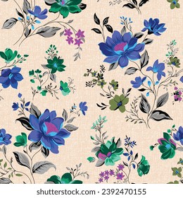 Seamless pattern for fabrics and sheets.