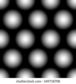 Seamless pattern with faded circles - Dotted, polkadot pattern, background