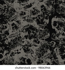 Seamless pattern with faded skulls