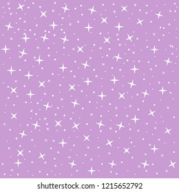 Seamless pattern with falling snow. Cartoon style.