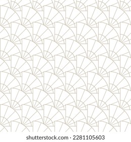 Seamless pattern of the fan. 