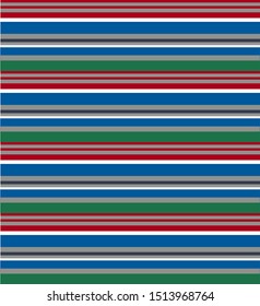 seamless pattern in fancy colored stripes