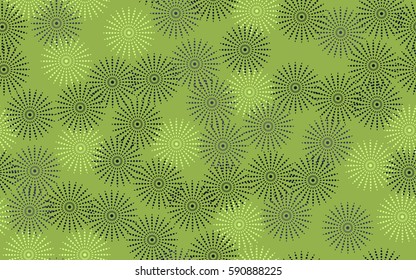 Seamless pattern. Fantastic star flowers. Trendy textiles. Wallpaper for children. Flat. Cartoon.