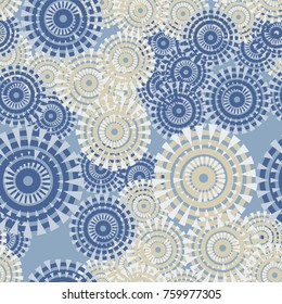 Seamless pattern from fantastic stars.