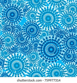 Seamless pattern from fantastic stars.