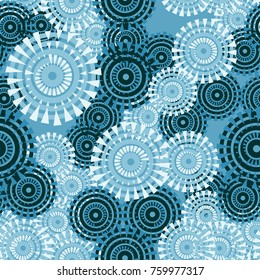 Seamless pattern from fantastic stars.