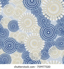 Seamless pattern from fantastic stars.