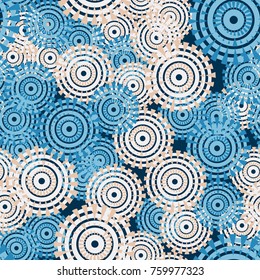 Seamless pattern from fantastic stars.