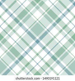 Seamless pattern in fantasy discreet blue and green colors for plaid, fabric, textile, clothes, tablecloth and other things. Vector image. 2