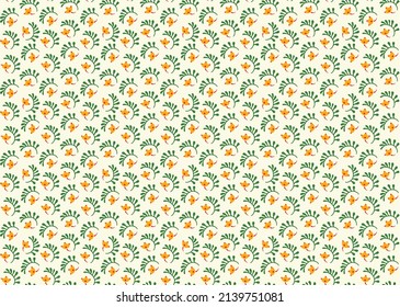 Seamless pattern with fantasy flowers, ethnic rotary repeat fabric and tile design, natural wallpaper, floral decoration curl illustration. Paisley print hand drawn elements.Ukrainian pattern
