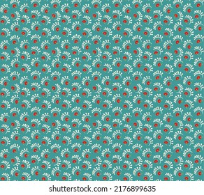 Seamless pattern with fantasy flowers, ethnic rotary repeat fabric and tile design, natural wallpaper, floral decoration curl illustration. Paisley print hand drawn elements.Ukrainian pattern