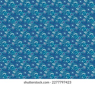 Seamless pattern with fantasy flowers, ethnic rotary repeat fabric and tile design, natural wallpaper, floral decoration curl illustration. Paisley print hand drawn elements.Ukrainian pattern