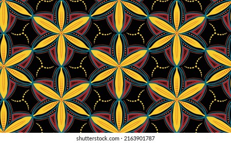 Patrón sin foco con flores de fantasía, tapicería natural, decoración floral, ilustración de curl. Imprima paisley elementos dibujados a mano.