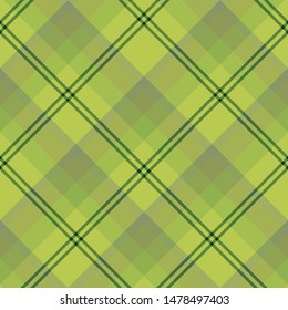 Seamless pattern in fantasy green colors for plaid, fabric, textile, clothes, tablecloth and other things. Vector image. 
