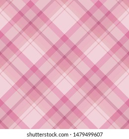 Seamless pattern in fantasy pink colors for plaid, fabric, textile, clothes, tablecloth and other things. Vector image. 2