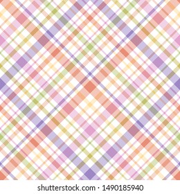 Seamless pattern in fantasy positive colors for plaid, fabric, textile, clothes, tablecloth and other things. Vector image. 2