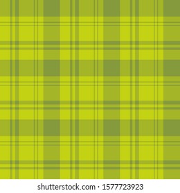 Seamless pattern in fascinating bright green colors for plaid, fabric, textile, clothes, tablecloth and other things. Vector image. 