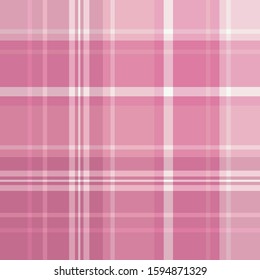 Seamless pattern in fascinating cute morning pink colors for plaid, fabric, textile, clothes, tablecloth and other things. Vector image. 