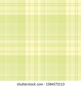 Seamless pattern in fascinating cute pastel green and yellow colors for plaid, fabric, textile, clothes, tablecloth and other things. Vector image. 