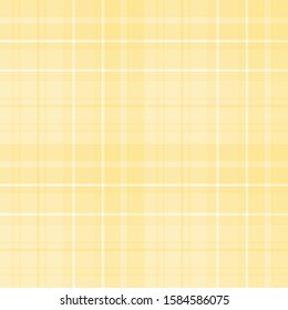 Seamless pattern in fascinating cute pastel light yellow colors for plaid, fabric, textile, clothes, tablecloth and other things. Vector image. 