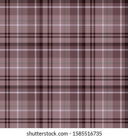 Seamless pattern in fascinating discreet dark colors for plaid, fabric, textile, clothes, tablecloth and other things. Vector image. 