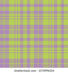 Seamless pattern in fascinating violet and green colors for plaid, fabric, textile, clothes, tablecloth and other things. Vector image. 